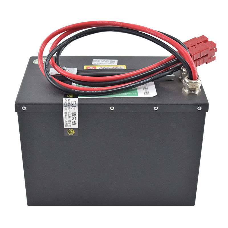 MT15 24V 60AH بسته باتری لیتیوم یون 262 * 155 * 187mm برای کامیون پالت
