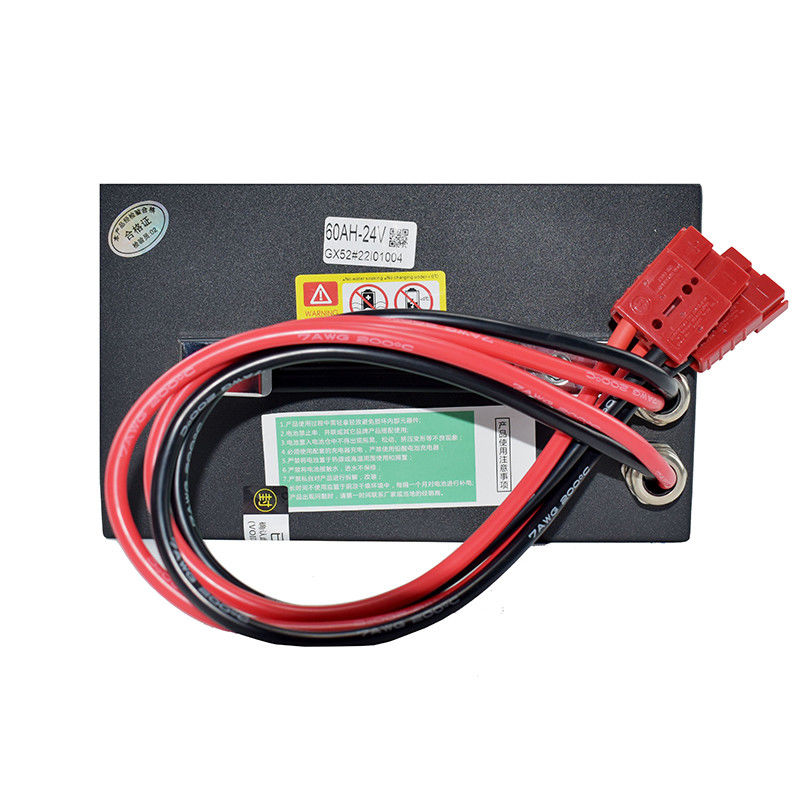 MT15 24V 60AH بسته باتری لیتیوم یون 262 * 155 * 187mm برای کامیون پالت