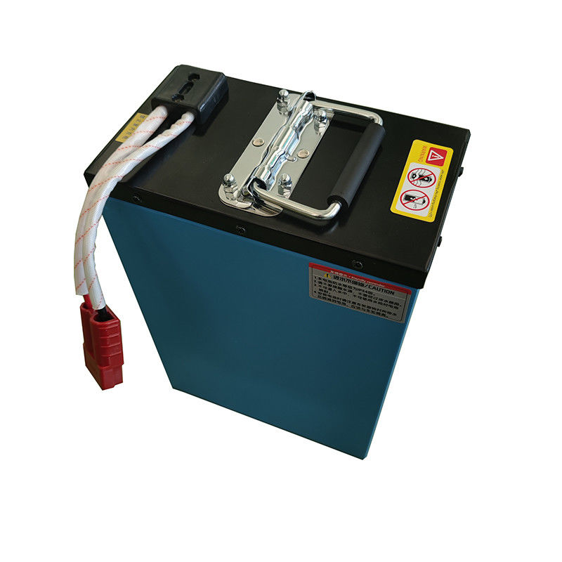 لیفتراک الکتریکی باتری لیتیوم یون 2000 چرخه حداکثر شارژ 80ah اندازه 250 * 165 * 450mm