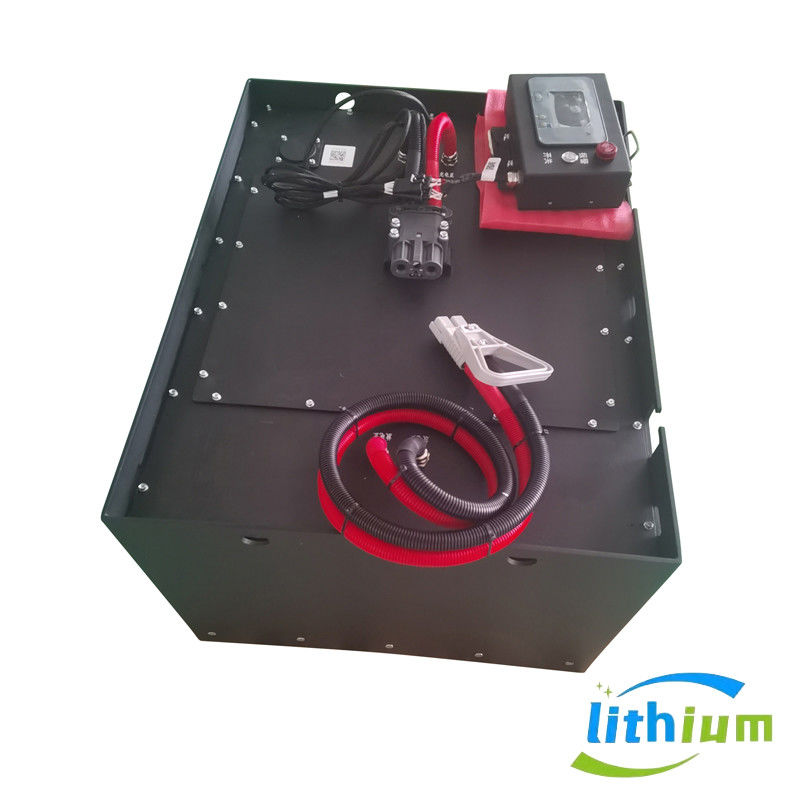51.2V 346ah باتری لیتیوم آهن فورک لیفت با باتری ذخیره باتری شارژر 830X630X465mm