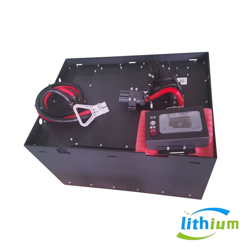 51.2V 346ah باتری لیتیوم آهن فورک لیفت با باتری ذخیره باتری شارژر 830X630X465mm